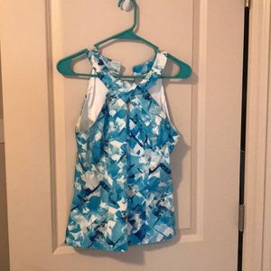 Floral print halter